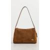 imageCOACH Womens Suede Lola Shoulder BagWarm Brown Suede