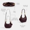 imageCoach Jonie Bag 22 in Glovetanned LeatheB4Black Currant