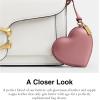 imageHeart Puffy Leather Bag Charm