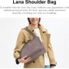 imagePolished Pebble Leather Lana Shoulder Bag