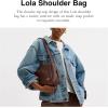 imageSuede Lola Shoulder BagB4Maple