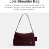 imageSuede Lola Shoulder BagB4Merlot
