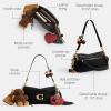 imageTabby Shoulder Bag 26 in Soft Grain Leather with Charms