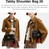 imageTabby Shoulder Bag 26 in Soft Grain Leather with Charms