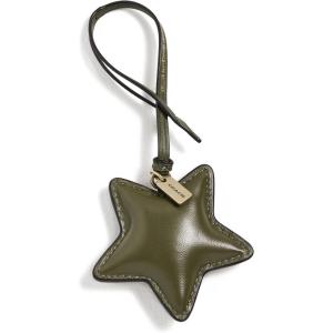 imageCOACH Womens Puffy Star Leather Bag CharmOlive