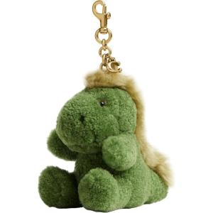 imageCoach Floppy With Antlers Bag Charm In ShearlingDino