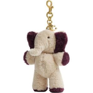 imageCoach Floppy With Antlers Bag Charm In ShearlingElephant