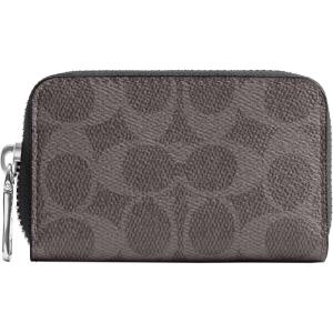 imageCoach Small Zip Around Card Case in SignatureGrey Signature