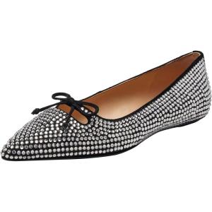 imageCoach Womens Flat with CrystalsBlack