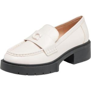 imageCOACH Womens Leah LoafersChalk