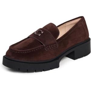 imageCOACH Womens Leah LoafersMaple Suede