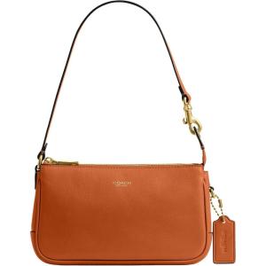 imageCOACH Womens Natural Grain Leather Plaza BagToffee