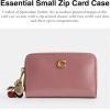 image:imageCOACH Essential Small Zip Around Card CasePEONY