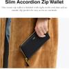 image:imageCOACH womens New York Slim Accordion Zip WalletBlack