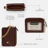 image:imageRefined Calf Leather Essential Chain Card CaseMaple