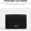 image:imageTrifold Coin Wallet in Natural FullGrain Leather