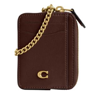image:imageRefined Calf Leather Essential Chain Card CaseMaple