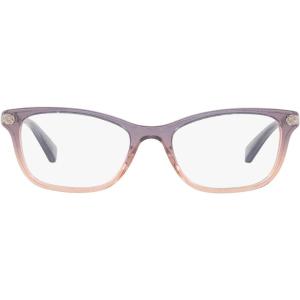 image:imageCOACH Womens HC6142 Square Prescription Eyewear FramesViolet Pink Glitter GradientDemo Lens