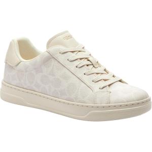 image:imageCoach Womens High Line Signature Coated Canvas SneakeOffwhite