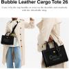 image:imageCOACH Bubble Leather Cargo Tote 26 B4Black