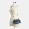 image:imageCOACH Crystal Embellished Leather Tabby Shoulder Bag 20Light Denim Suede