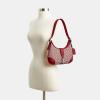 image:imageCOACH Womens Candy Crystal Signature Hampton Hobo BagRuby Ivory