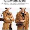 image:imageCOACH Womens Suede Elora Top Handle Crossbody BagMaple