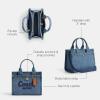 image:imageCOACH womens Cargo Tote Bag 20Indigo