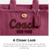 image:imageCOACH womens Cargo Tote Bag 20Pink