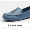image:imageCoach Womens Sculpted C Driver LoaferLight Denim