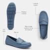 image:imageCoach Womens Sculpted C Driver LoaferLight Denim