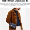 image:imageQuilted Suede Tabby Chain Crossbody 19