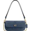 image:imageCOACH Brook Flap Chain BagLight Denim Suede