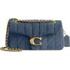 image:imageQuilted Suede Tabby Shoulder Bag 26 with Chain