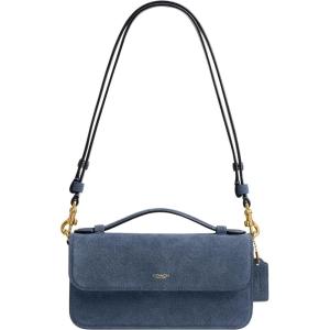 image:imageCOACH Womens Suede Elora Top Handle Crossbody BagLight Denim Suede