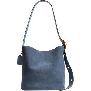image:imageCoach Bleecker Bucket BagLight Denim Suede