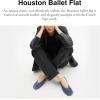 image:imageCOACH Womens Houston Ballet FlatsLight Denim Suede