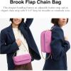 image:imageCoach Brook Flap Bag with ChainB4Fuschia