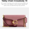image:imagePolished Pebbled Leather Tabby Chain Crossbody 19