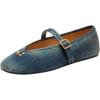 image:imageCoach Womens Mary JaneLoved Denim Dark Indigo