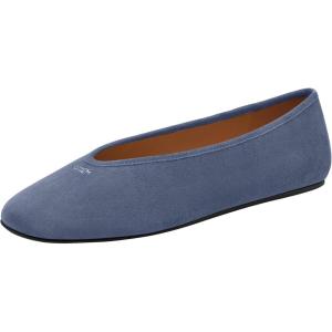 image:imageCOACH Womens Houston Ballet FlatsLight Denim Suede