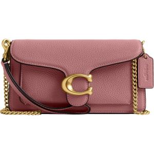image:imagePolished Pebbled Leather Tabby Chain Crossbody 19