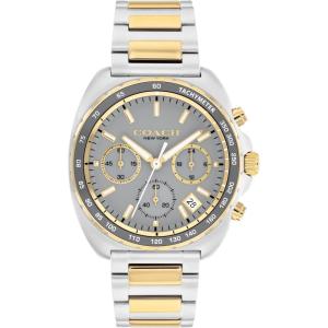 image:imageCoach Charter Mens Quartz Chronograph Watch Stainless Steel Bracelet  WaterResistant to 3ATM Modern Minimalist  Gift for HimTwo Tone
