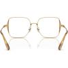 image:imageCOACH Womens HC5165d Square Prescription Eyewear FramesShiny GoldDemo Lens