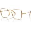 image:imageCOACH Womens HC5165d Square Prescription Eyewear FramesShiny GoldDemo Lens