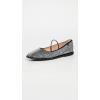 image:imageCoach Womens Emilia Mary Jane Flats Bluebell 5 Medium USBlack Crystal