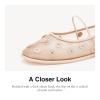 image:imageCoach Womens Emilia Mary Jane Flats Bluebell 5 Medium USBlush
