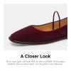 image:imageCoach Womens Emilia Mary Jane Flats Bluebell 5 Medium USMerlot