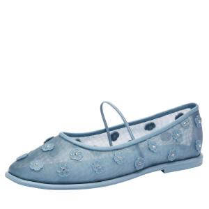 image:imageCoach Womens Emilia Mary Jane Flats Bluebell 5 Medium USBluebell