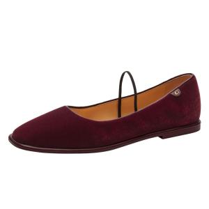 image:imageCoach Womens Emilia Mary Jane Flats Bluebell 5 Medium USMerlot